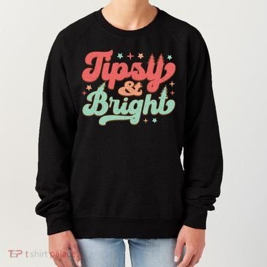Tipsy & Bright Festive Graphic Women's Sweatshirt