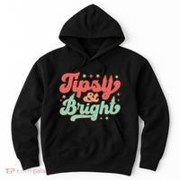 Tipsy & Bright Festive Graphic Hoodie thumb 0