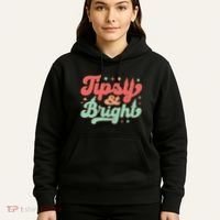 Tipsy & Bright Festive Graphic Hoodie thumb 5