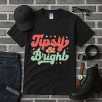 Tipsy & Bright Festive Graphic Tall T-Shirt thumb 3