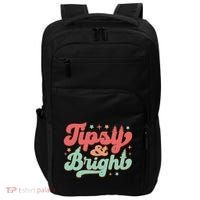 Tipsy & Bright Festive Graphic Impact Tech Backpack thumb 0