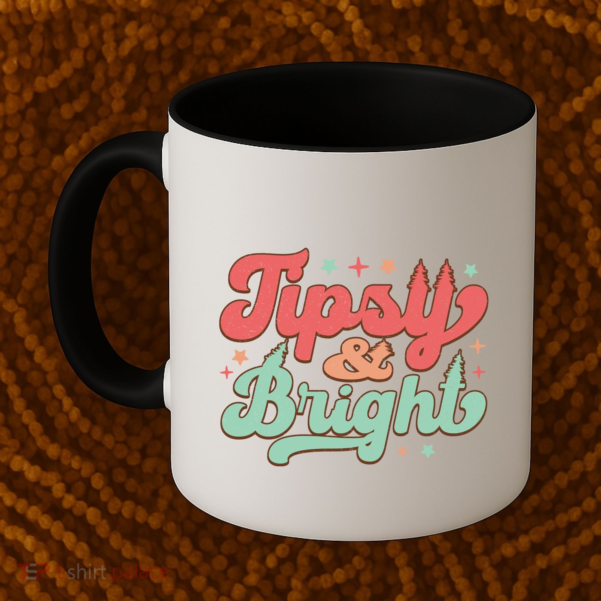 Tipsy & Bright Festive Graphic Coffee Mug