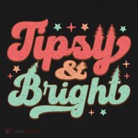 Tipsy & Bright Festive Graphic Pajama Set thumb 2
