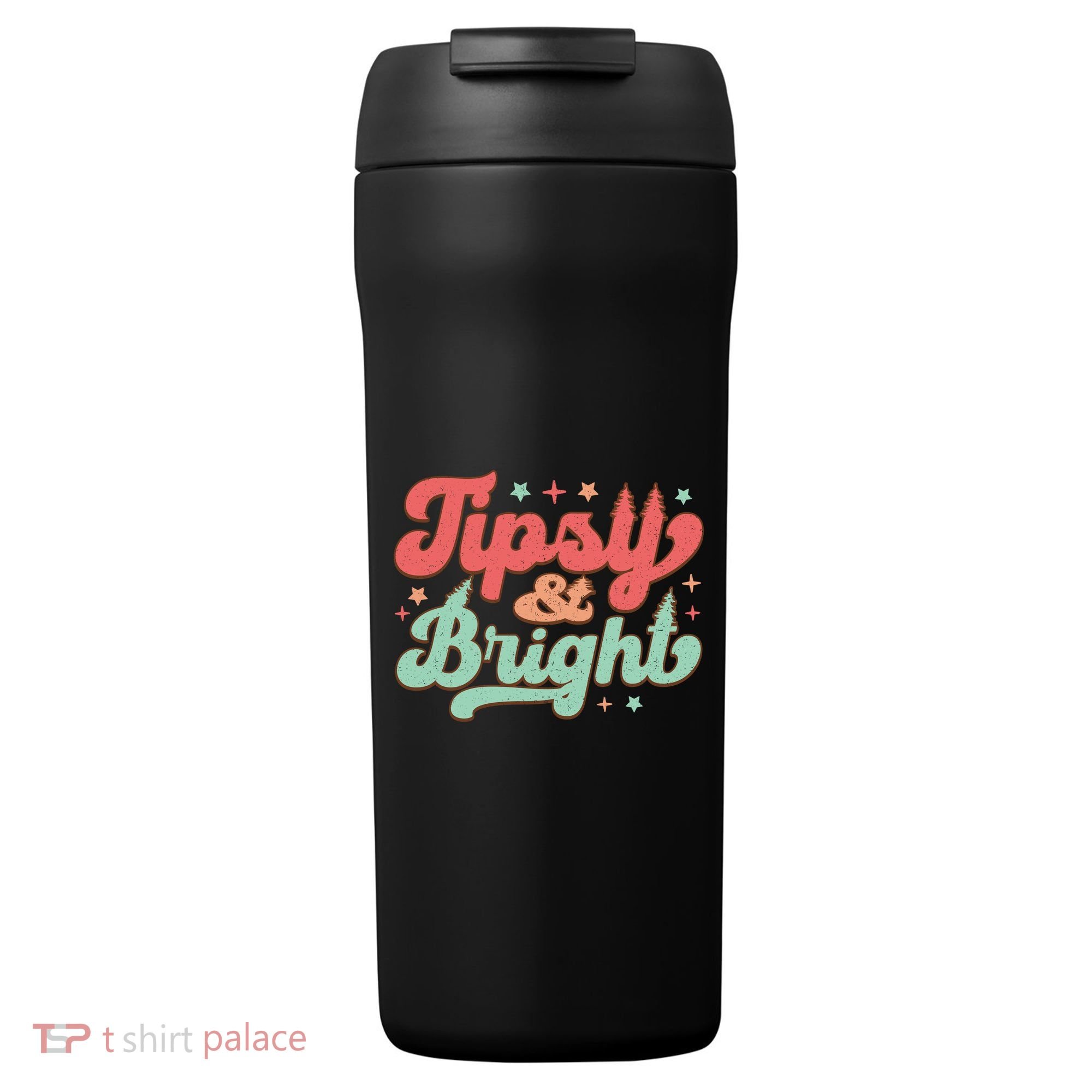 Tipsy & Bright Festive Graphic 24oz Duet Stainless Steel Tumbler