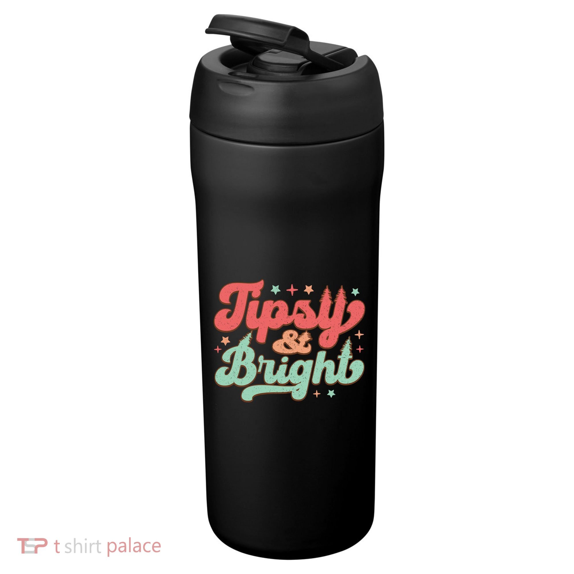 Tipsy & Bright Festive Graphic 24oz Duet Stainless Steel Tumbler