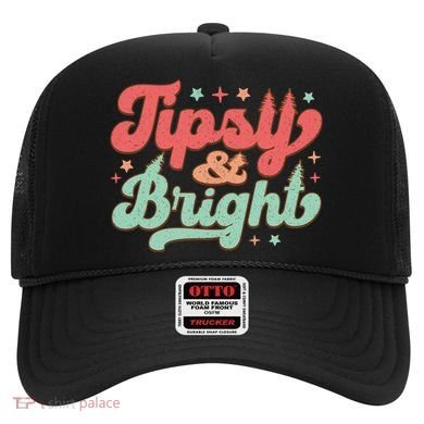 Tipsy & Bright Festive Graphic Hat