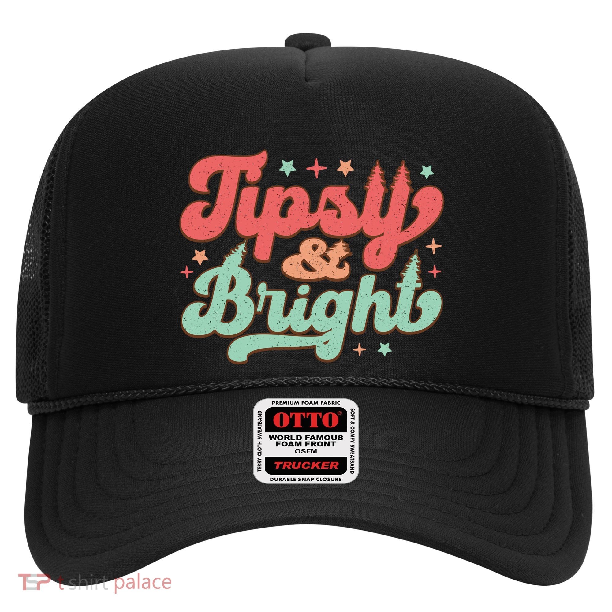 Tipsy & Bright Festive Graphic Hat