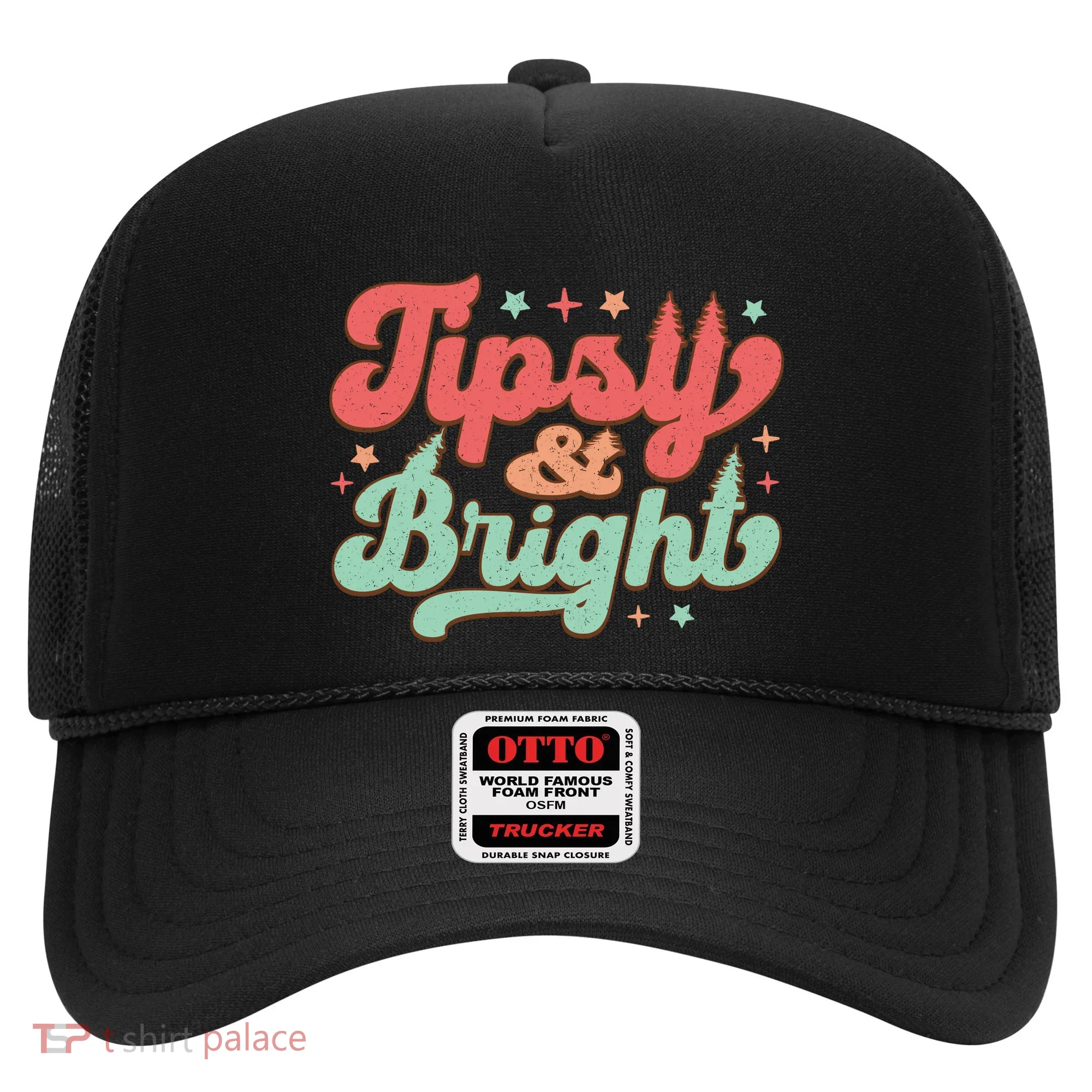 Tipsy & Bright Festive Graphic Hat