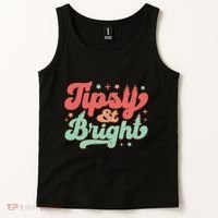 Tipsy & Bright Festive Graphic Tank Top thumb 2