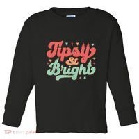 Tipsy & Bright Festive Graphic Toddler Long Sleeve Shirt thumb 0