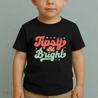 Tipsy & Bright Festive Graphic Toddler T-Shirt thumb 2