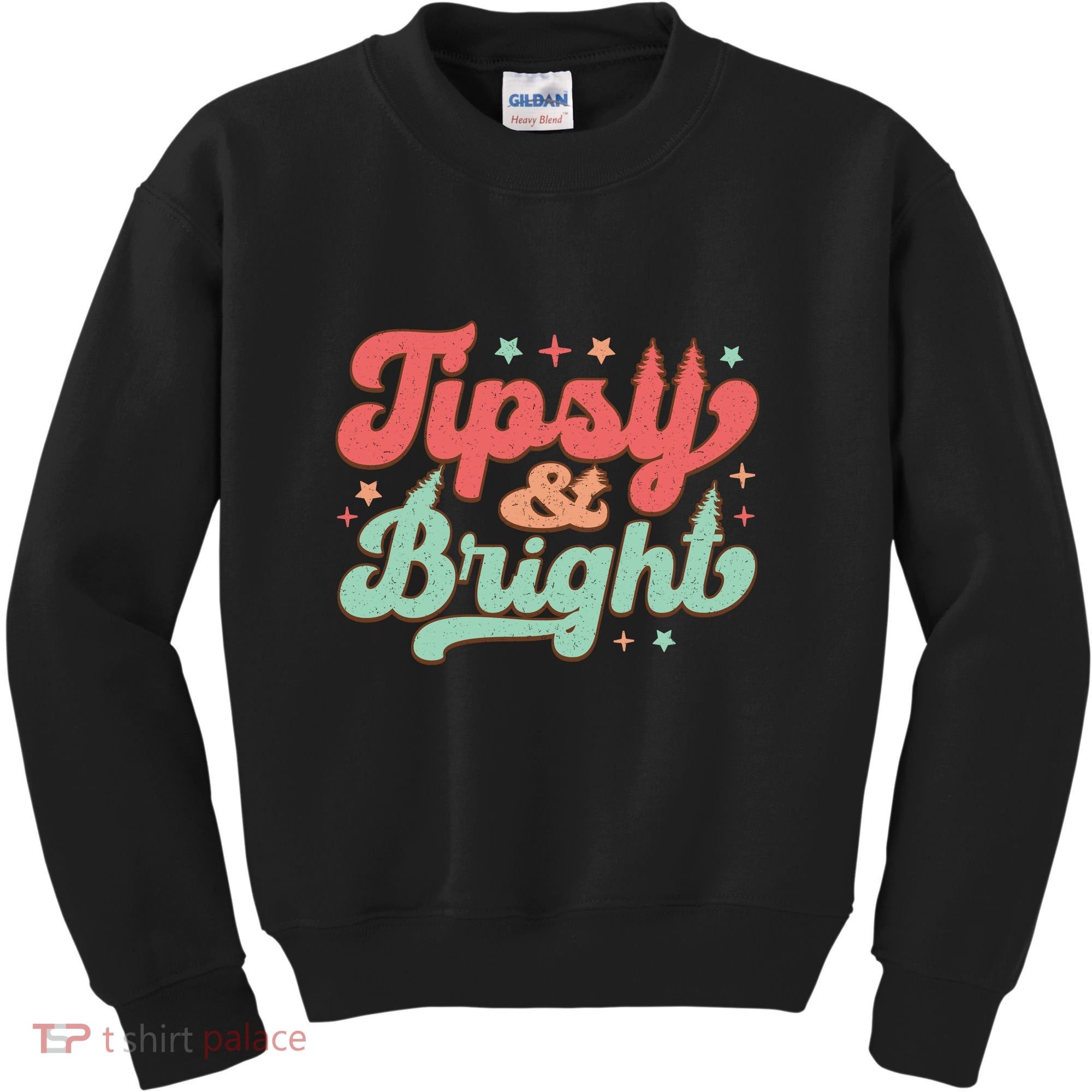 Tipsy & Bright Festive Graphic Kids Sweatshirt