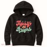 Tipsy & Bright Festive Graphic Kids Hoodie thumb 0