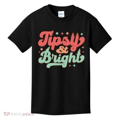 Tipsy & Bright Festive Graphic Kids T-Shirt