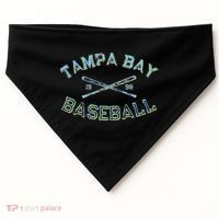 Tampa Bay Florida Baseball Fan USA-Made Doggie Bandana thumb 0