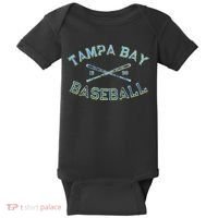 Tampa Bay Florida Baseball Fan Baby Bodysuit thumb 0
