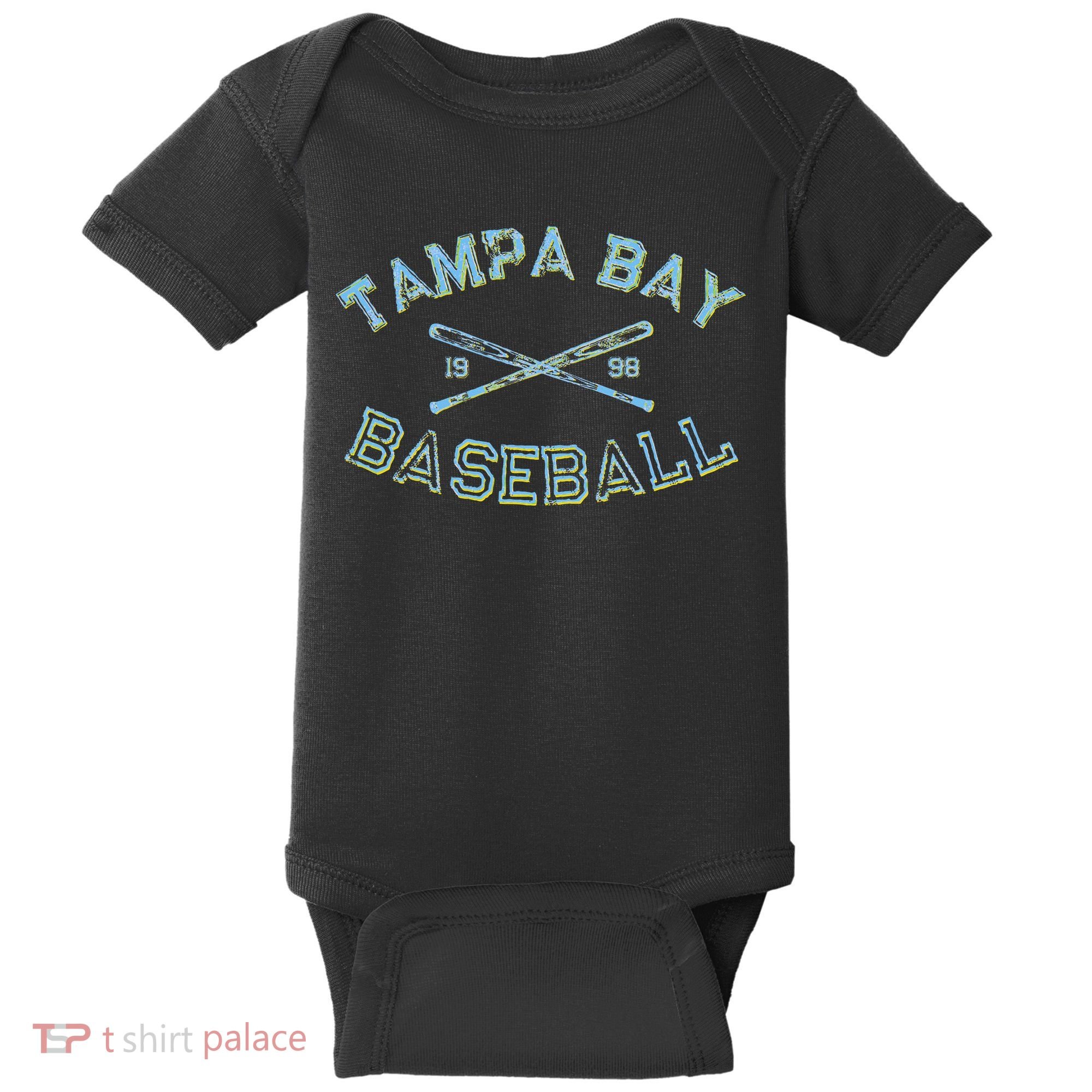 Tampa Bay Florida Baseball Fan Baby Bodysuit
