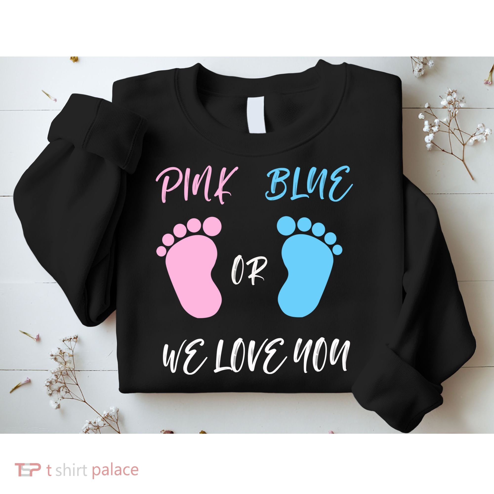 Team Boy Girl Gender Reveal Gift Sweatshirt