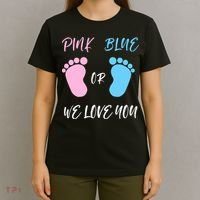 Team Boy Girl Gender Reveal Gift T-Shirt thumb 4