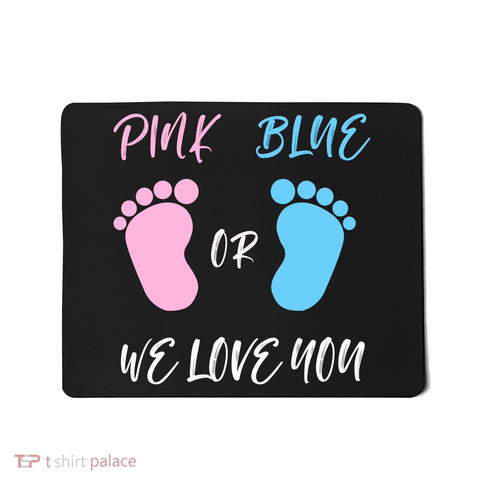 Team Boy Girl Gender Reveal Gift Mousepad