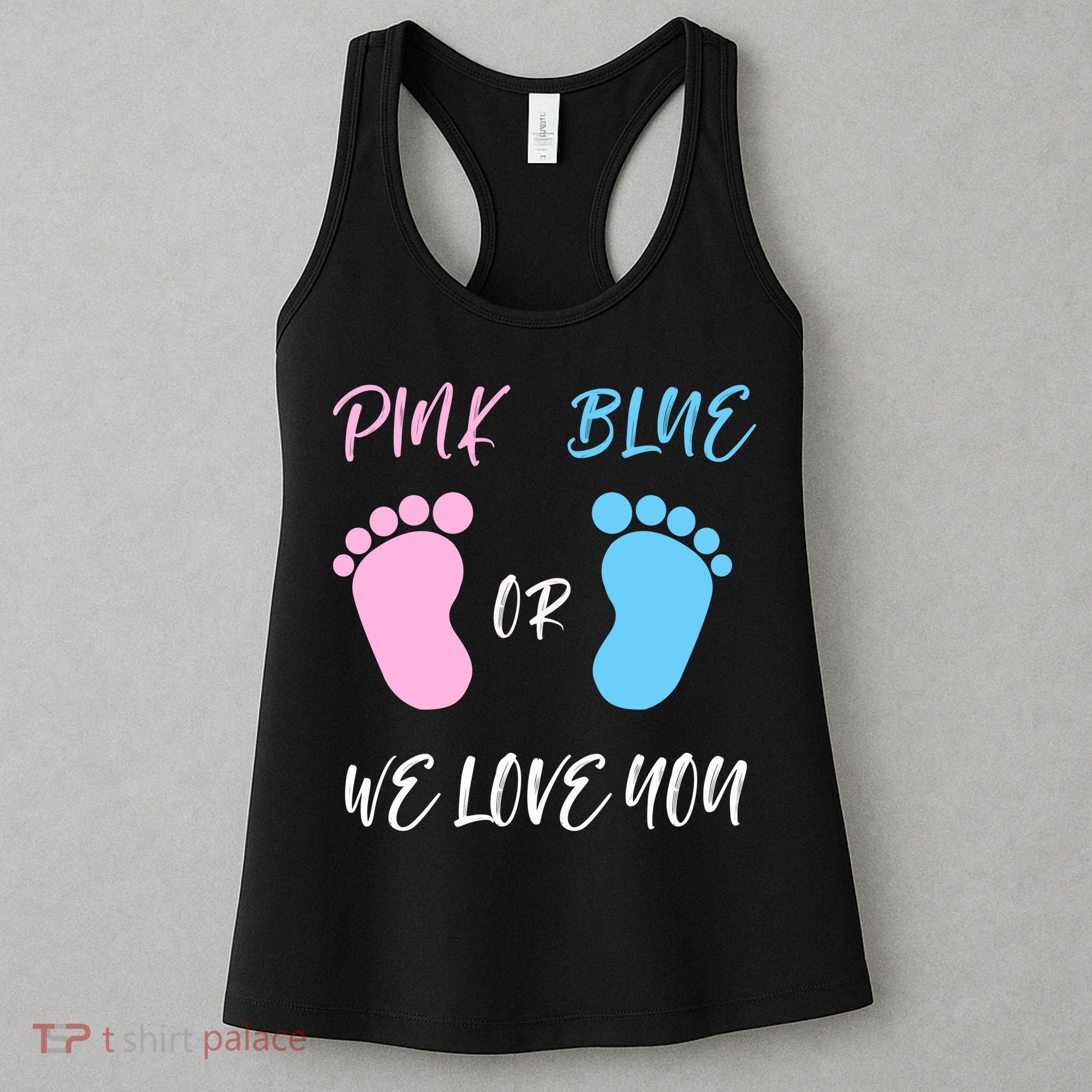 Team Boy Girl Gender Reveal Gift Women's Tank Top