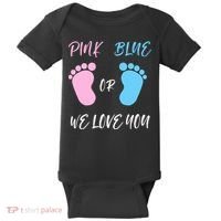 Team Boy Girl Gender Reveal Gift Baby Bodysuit thumb 0