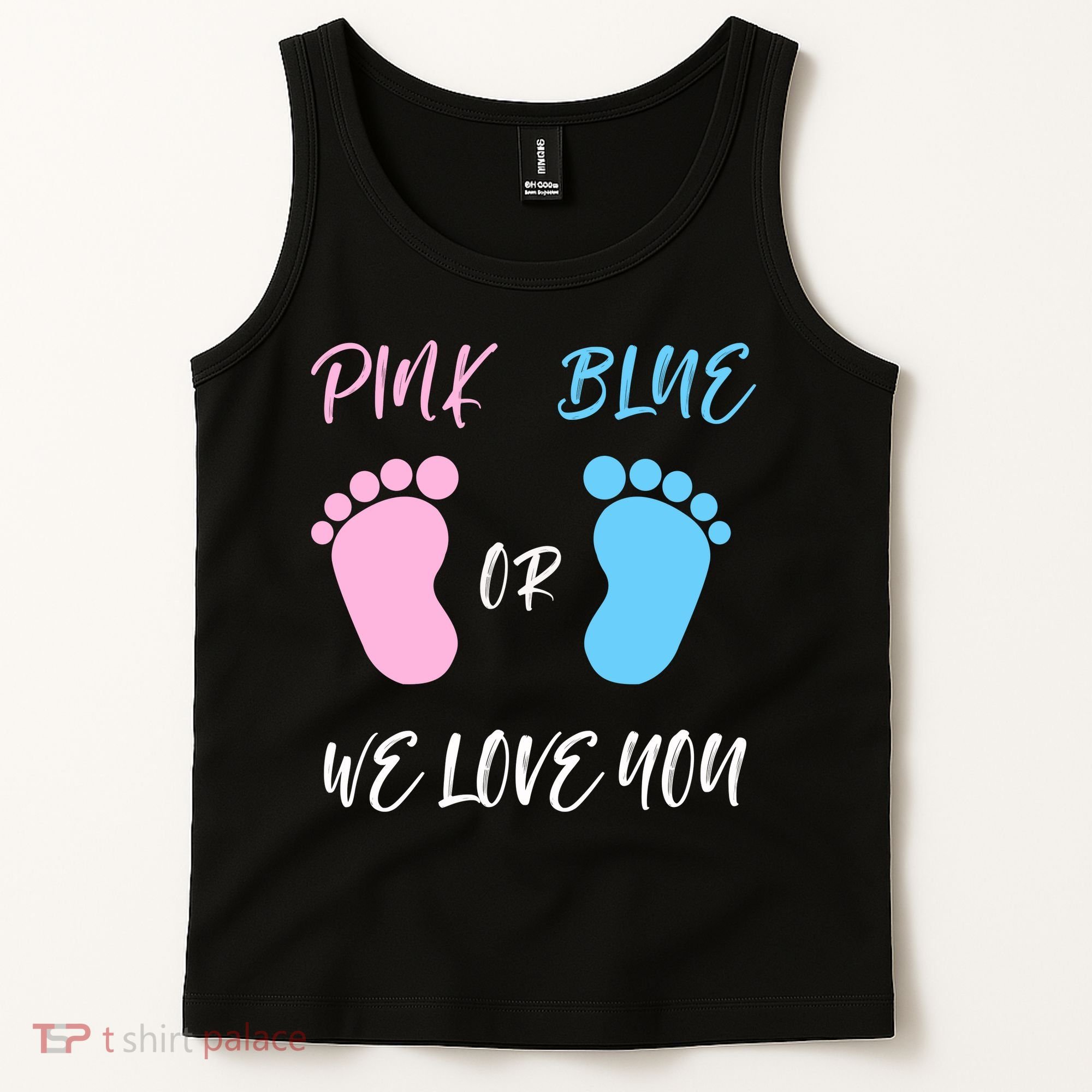Team Boy Girl Gender Reveal Gift Tank Top
