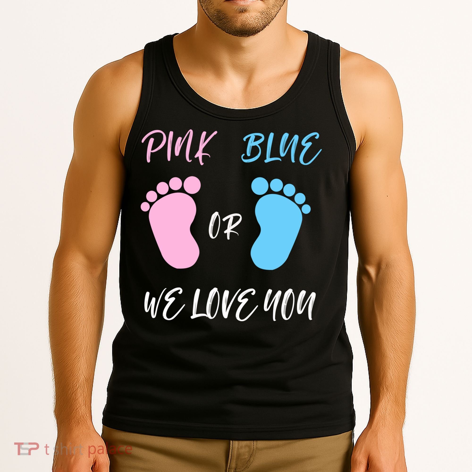 Team Boy Girl Gender Reveal Gift Tank Top