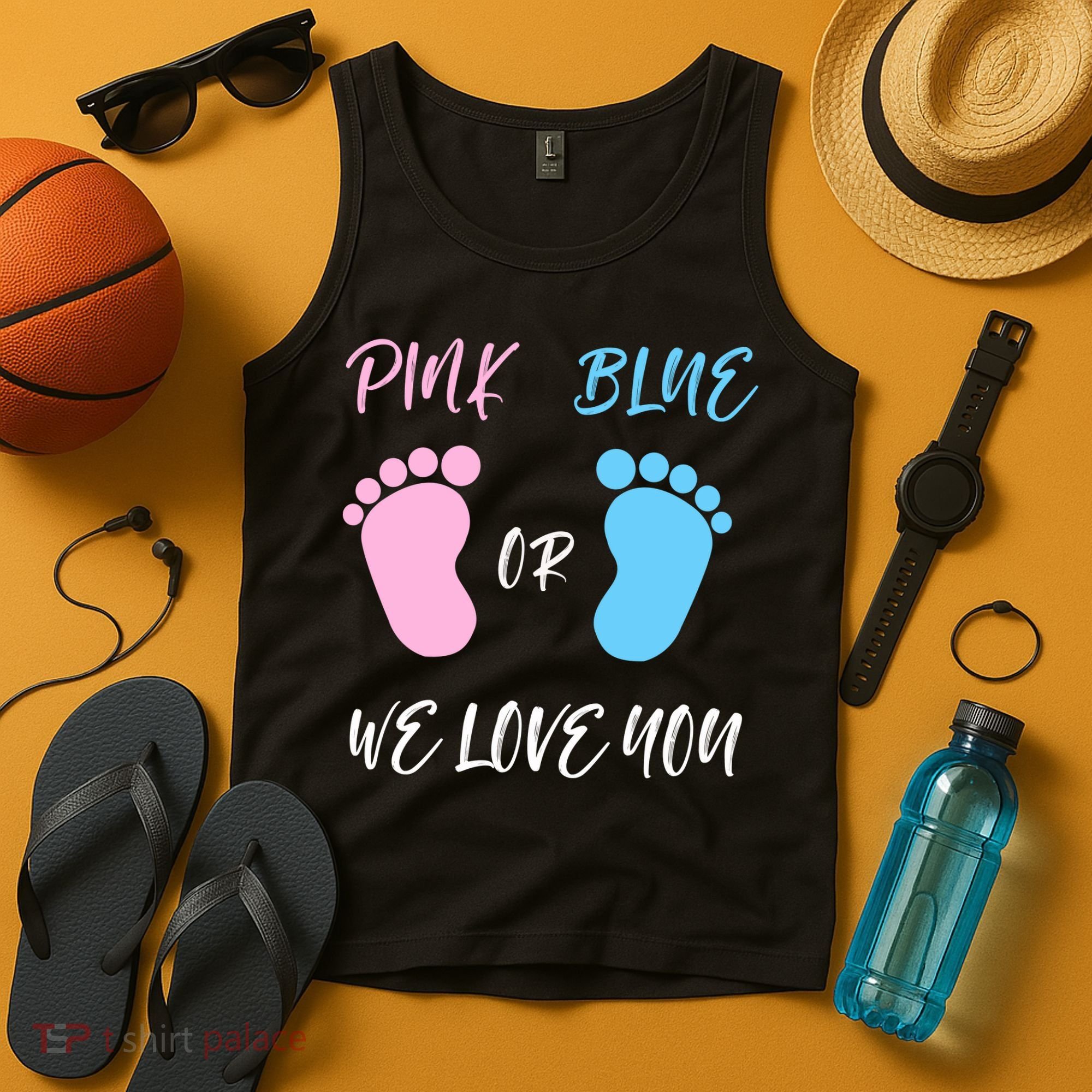 Team Boy Girl Gender Reveal Gift Tank Top
