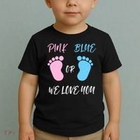 Team Boy Girl Gender Reveal Gift Toddler T-Shirt thumb 2