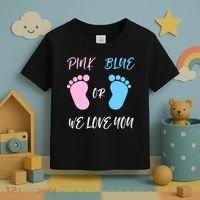 Team Boy Girl Gender Reveal Gift Toddler T-Shirt thumb 3