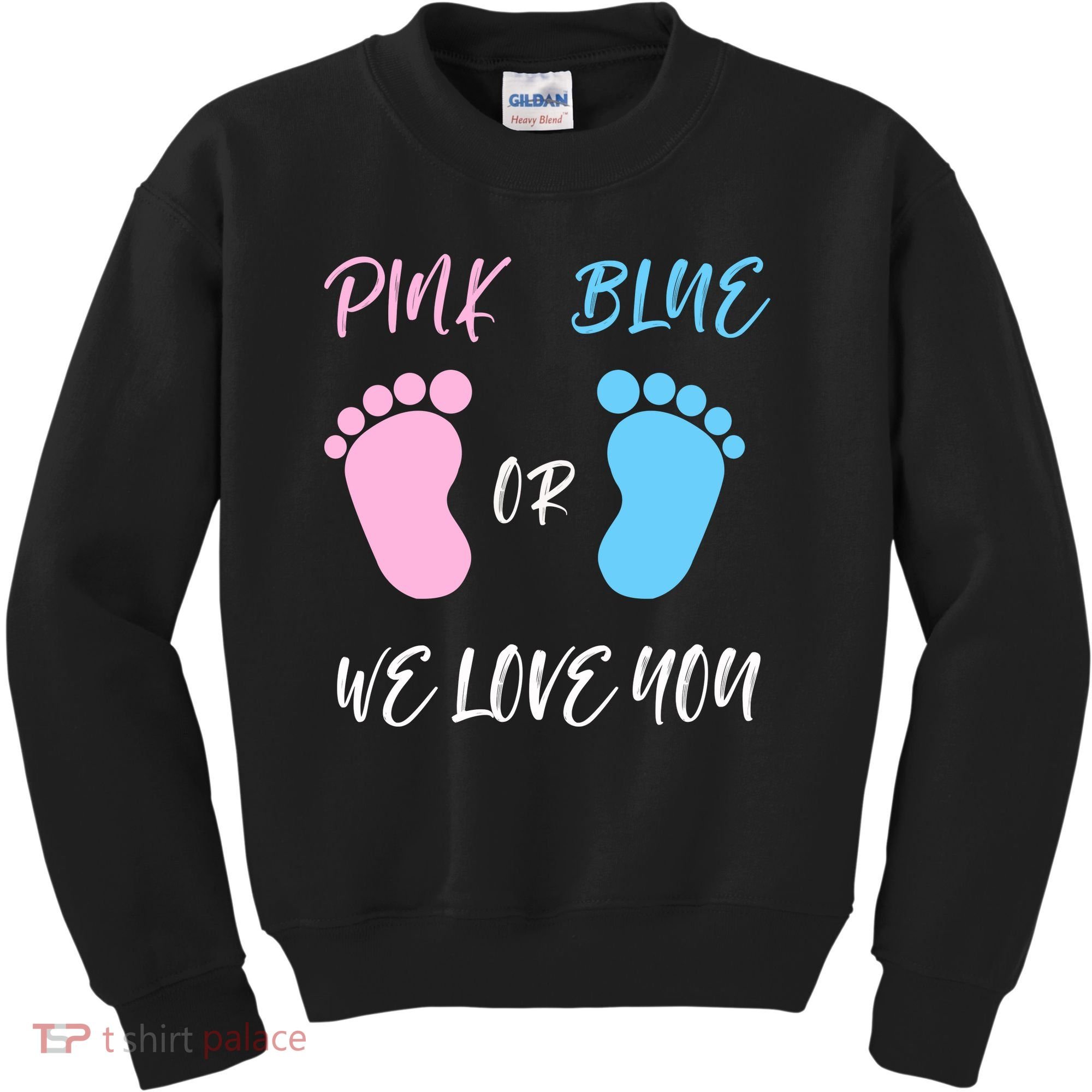 Team Boy Girl Gender Reveal Gift Kids Sweatshirt