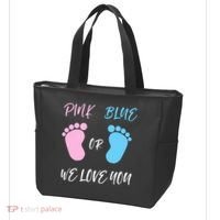 Team Boy Girl Gender Reveal Gift Tote Bag thumb 3