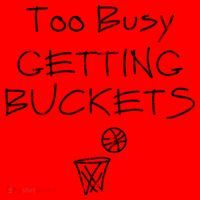 Too Busy Getting Buckets Basketball Cool Gift Santa Hat thumb 1