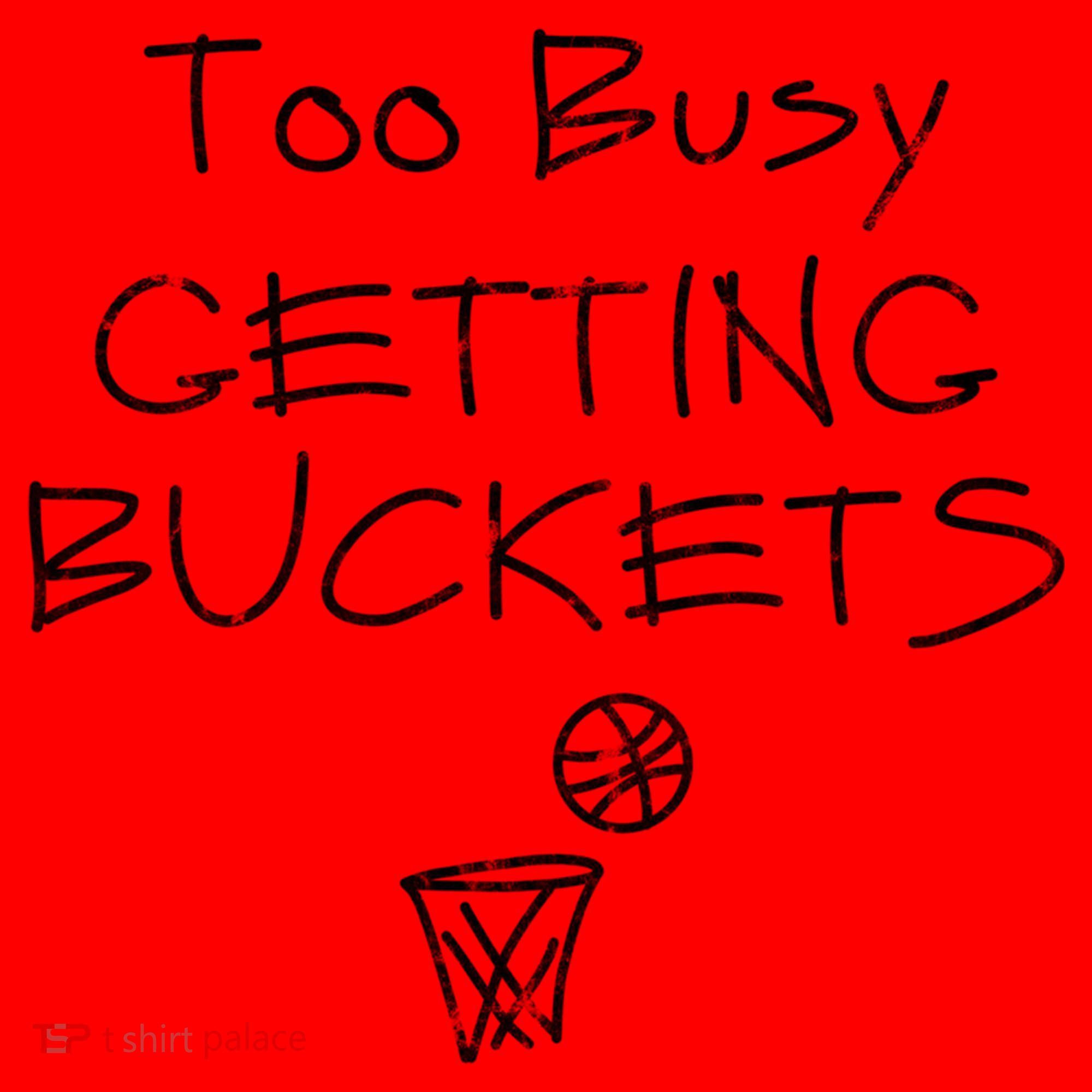 Too Busy Getting Buckets Basketball Cool Gift Santa Hat