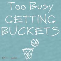Too Busy Getting Buckets Basketball Cool Gift Sueded Cloud Jersey T-Shirt thumb 2