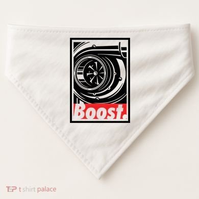 Turbo Boost Gift For Racing And Drift Car Lovers Gift USA-Made Doggie Bandana