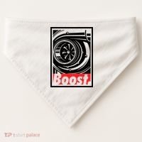 Turbo Boost Gift For Racing And Drift Car Lovers Gift USA-Made Doggie Bandana thumb 0
