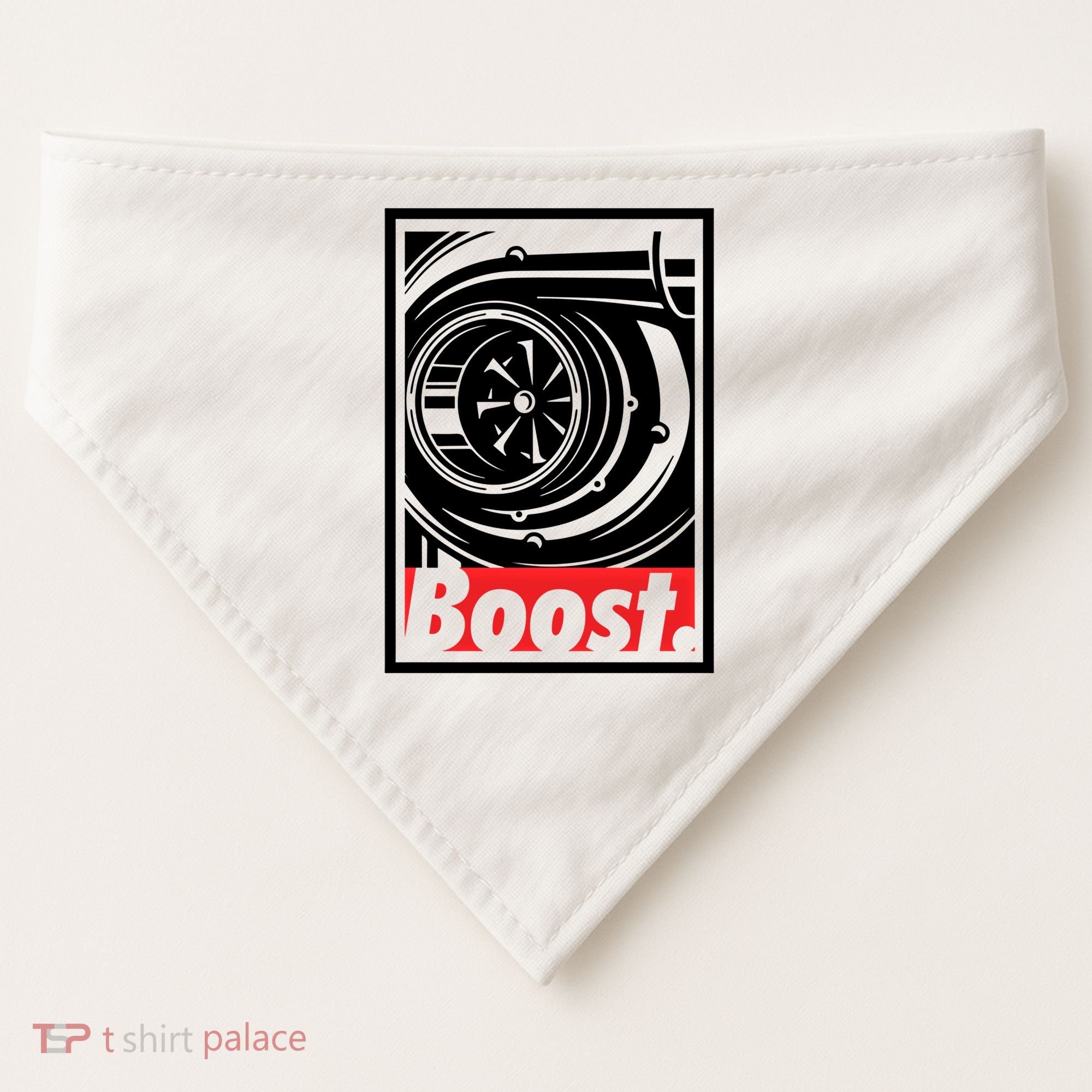 Turbo Boost Gift For Racing And Drift Car Lovers Gift USA-Made Doggie Bandana