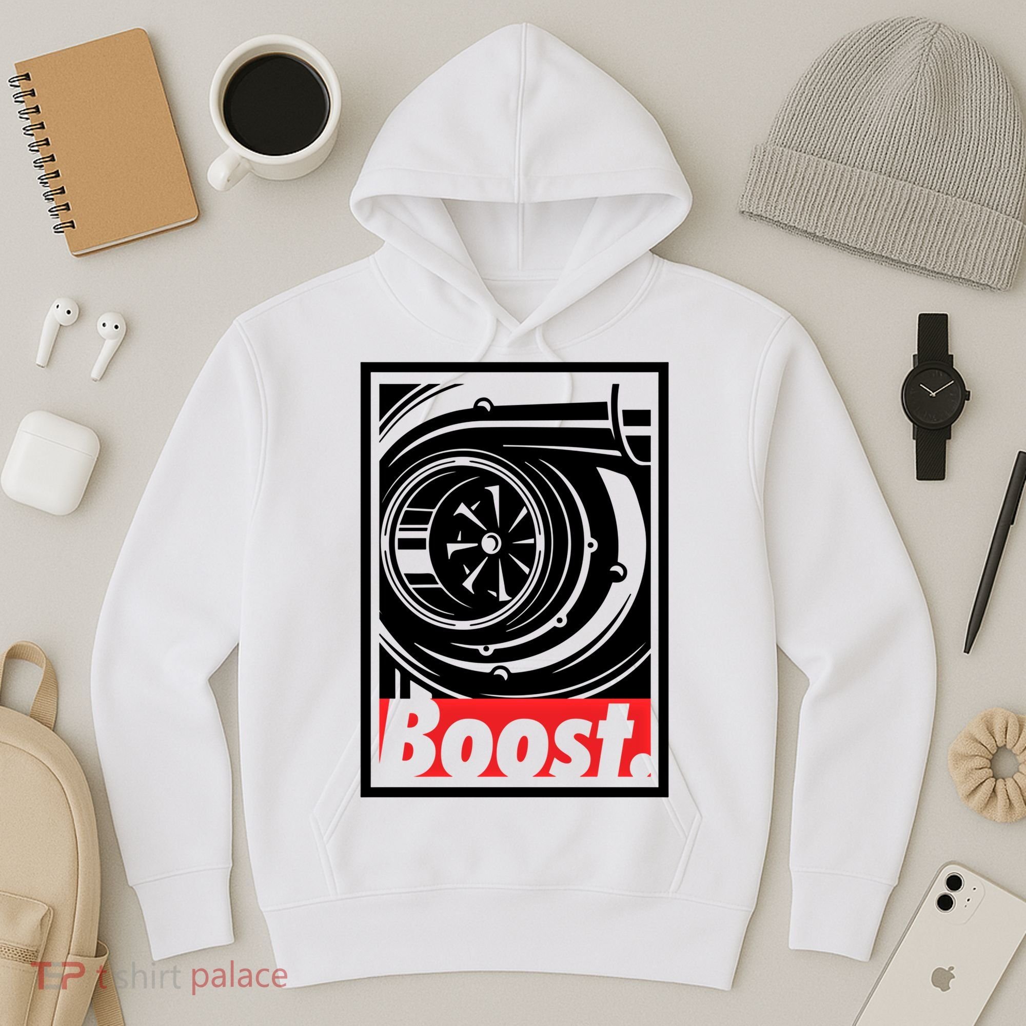 Turbo Boost Gift For Racing And Drift Car Lovers Gift Hoodie