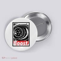 Turbo Boost Gift For Racing And Drift Car Lovers Gift Button thumb 0