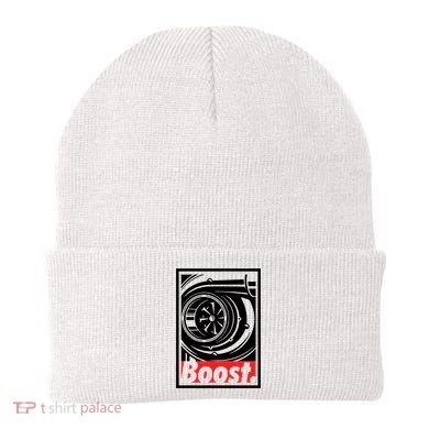 Turbo Boost Gift For Racing And Drift Car Lovers Gift Beanie