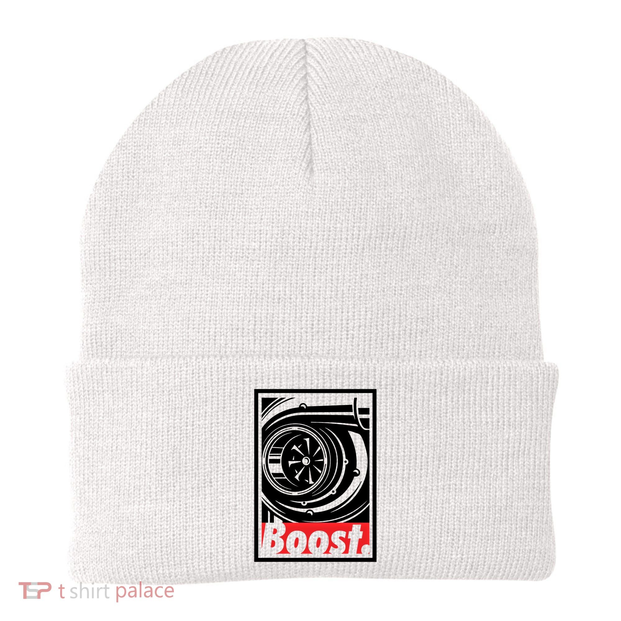 Turbo Boost Gift For Racing And Drift Car Lovers Gift Beanie
