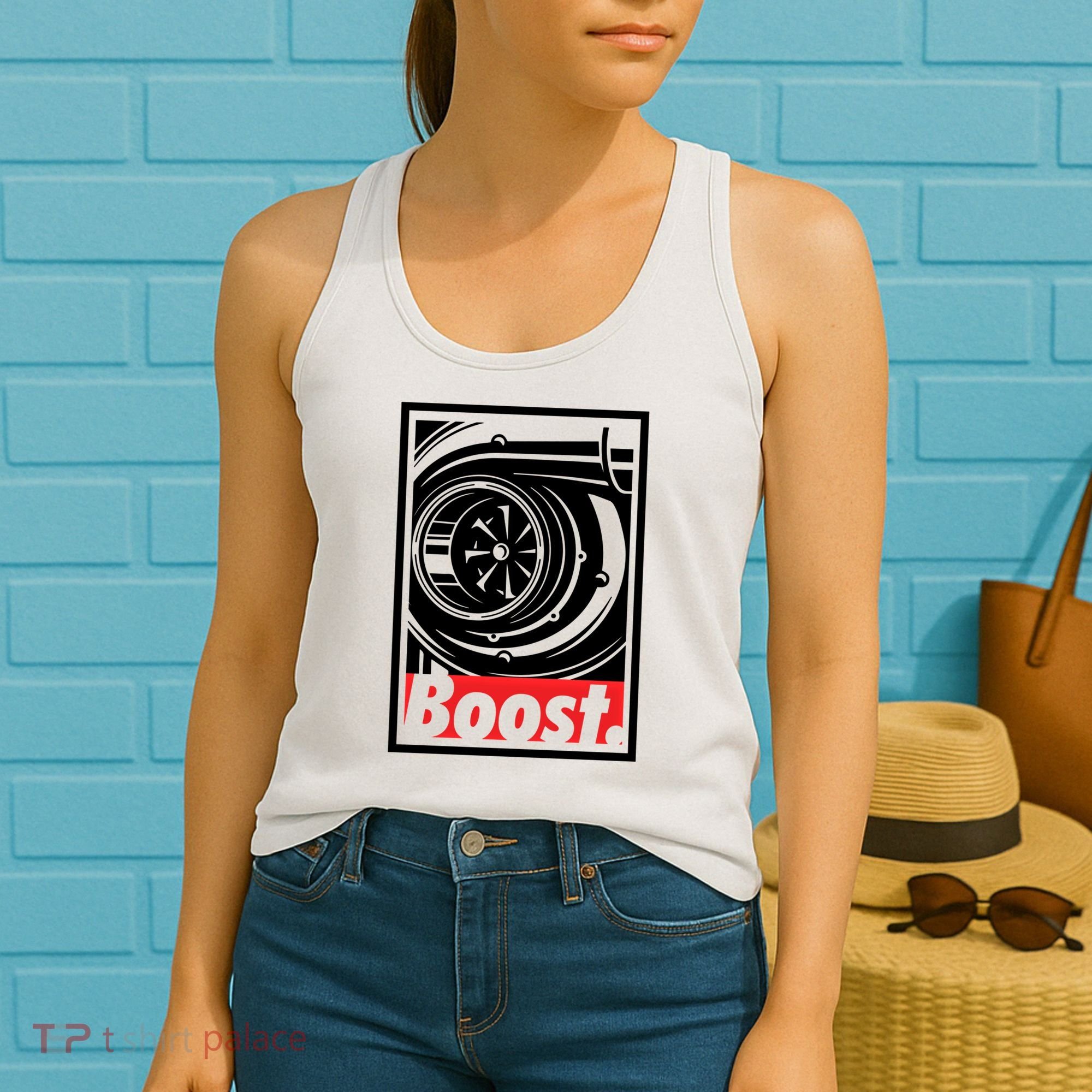 Turbo Boost Gift For Racing And Drift Car Lovers Gift Women's Tank Top