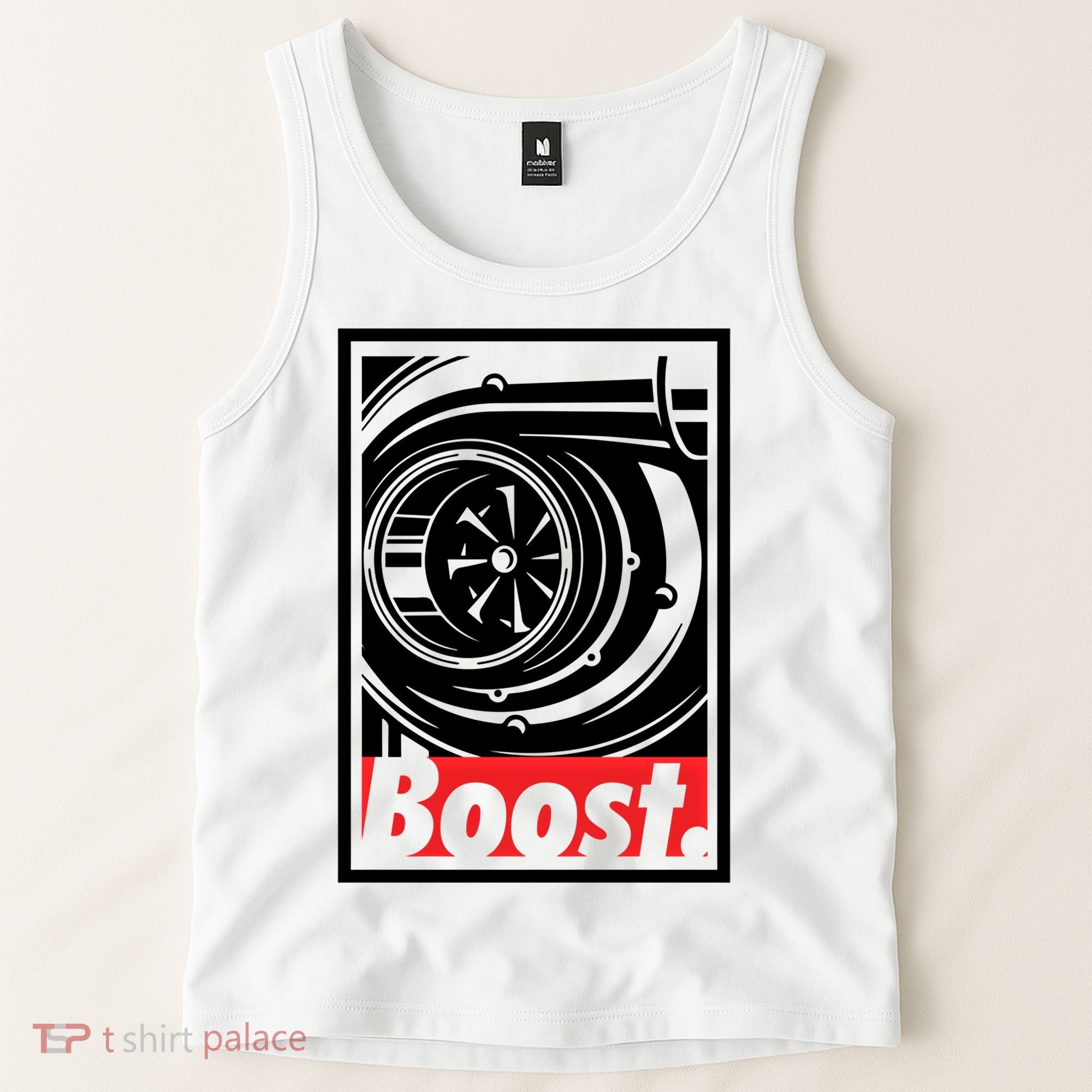 Turbo Boost Gift For Racing And Drift Car Lovers Gift Tank Top
