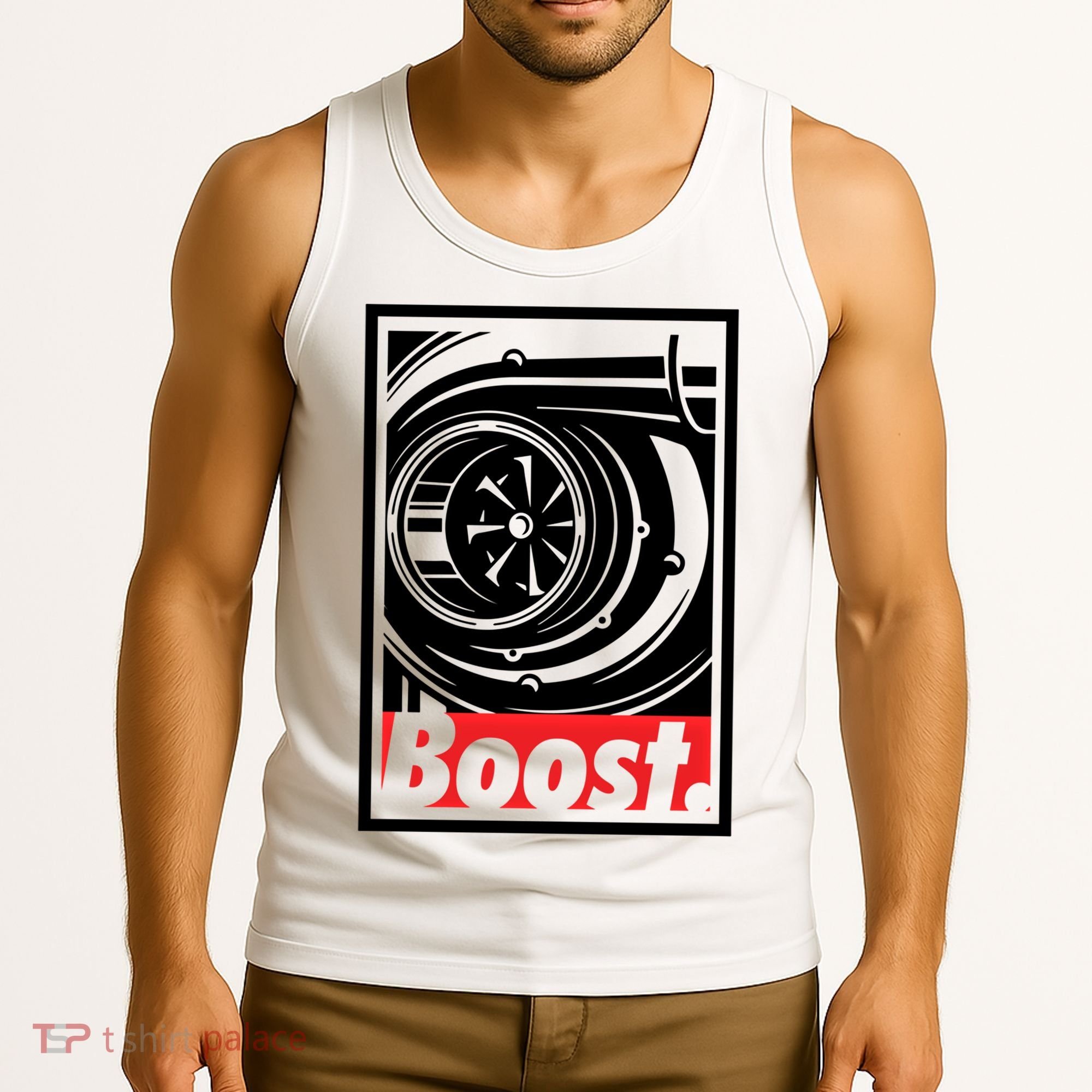 Turbo Boost Gift For Racing And Drift Car Lovers Gift Tank Top