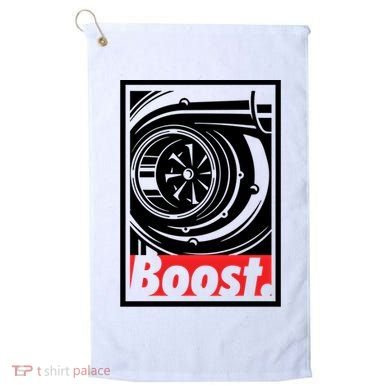 Turbo Boost Gift For Racing And Drift Car Lovers Gift Golf Towel