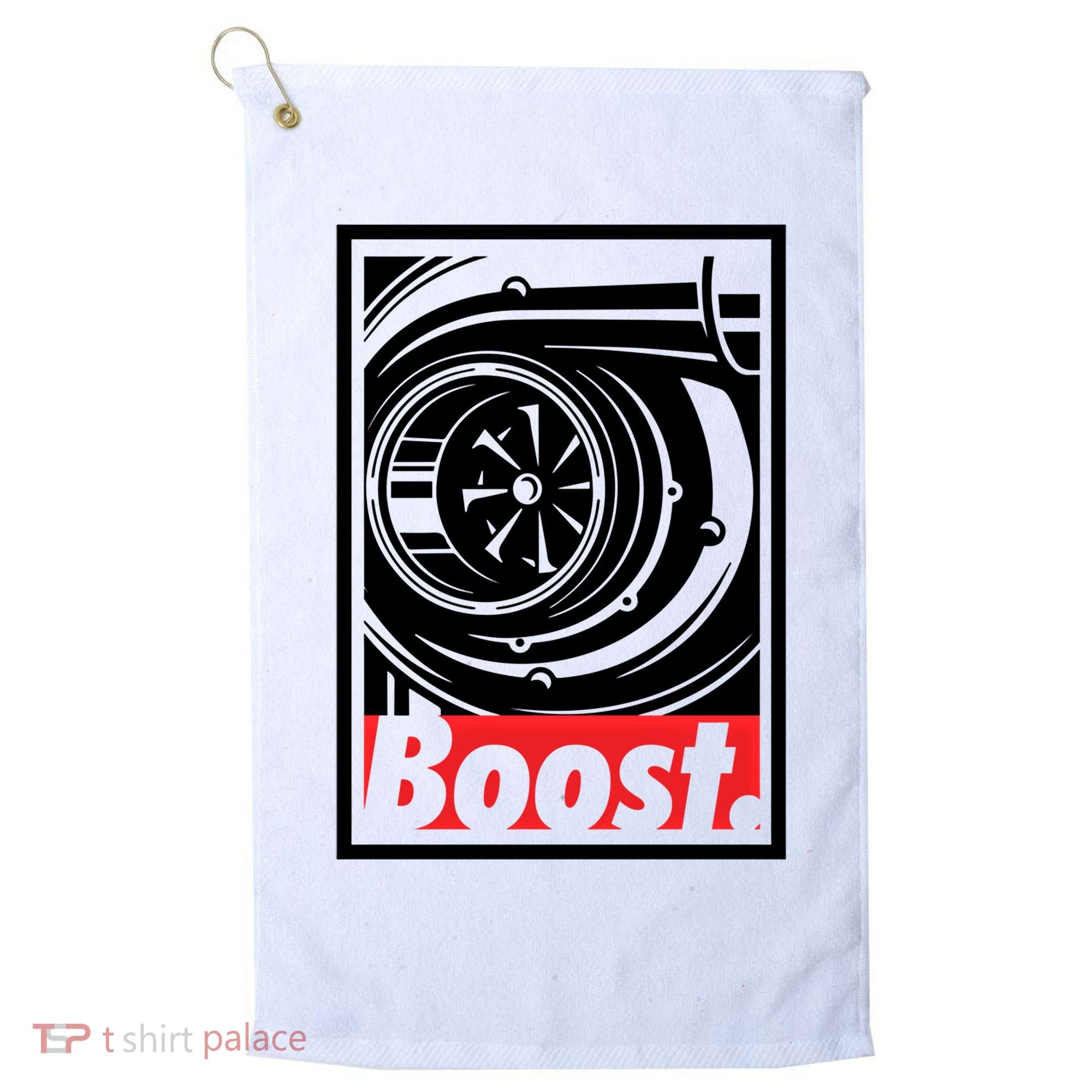 Turbo Boost Gift For Racing And Drift Car Lovers Gift Golf Towel