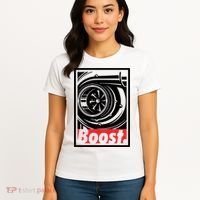 Turbo Boost Gift For Racing And Drift Car Lovers Gift Women's T-Shirt thumb 4