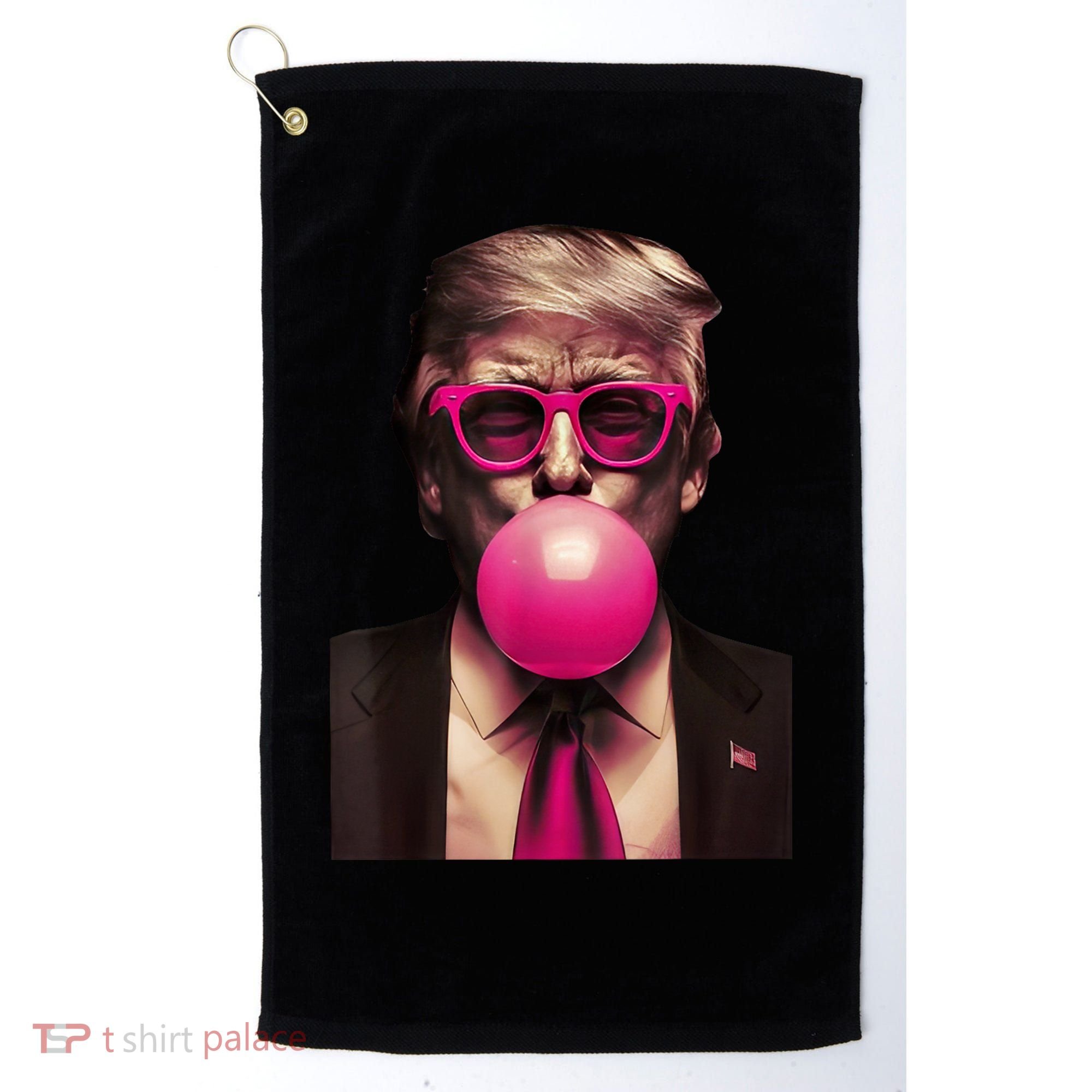 Trump Bubble Gum Golf Towel